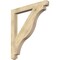 Ekena Millwork Funston Craftsman Rough Sawn Bracket, Douglas Fir, 4"W x 40"D x 44"H BKT04X40X44FST04RDF - alternate 1